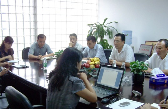 李民吉董事长赴集团总部检查并指导事情