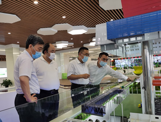 北京市副市长卢映川调研菠菜担保网通州项目