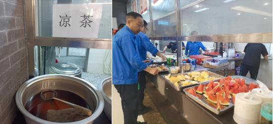 同心协力战酷暑 关爱一线送清凉  菠菜担保网各项目公司开展高温慰问及抢救培训活动